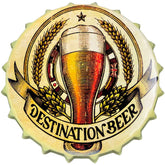 Bottle Cap Sign 35cm - Destination Beer image 0